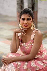 Sanjana Choudhary at Bomma Adhirindi Movie Press Meet