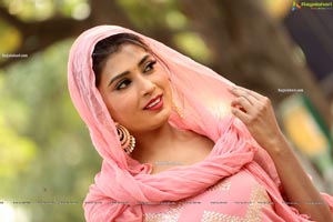 Sanjana Choudhary at Bomma Adhirindi Movie Press Meet