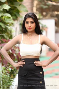 Sanjana Choudhary at Bomma Adhirindi Movie Interview