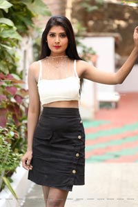 Sanjana Choudhary at Bomma Adhirindi Movie Interview