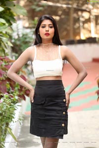 Sanjana Choudhary at Bomma Adhirindi Movie Interview