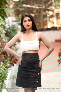 Sanjana Choudhary at Bomma Adhirindi Movie Interview