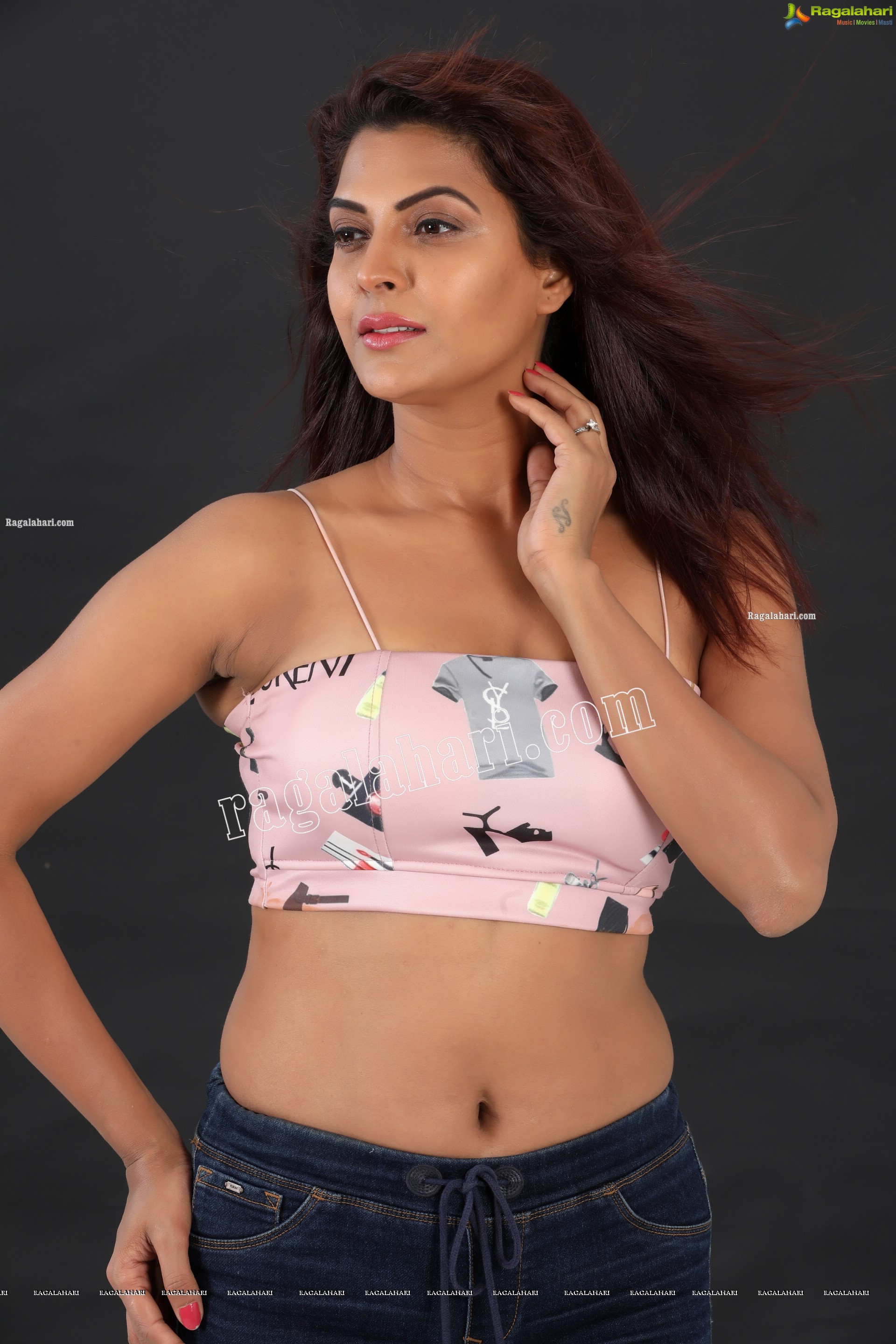 Kashish Singh In Spaghetti Strap Crop Top and Jeans, Exclusive Photo Shoot