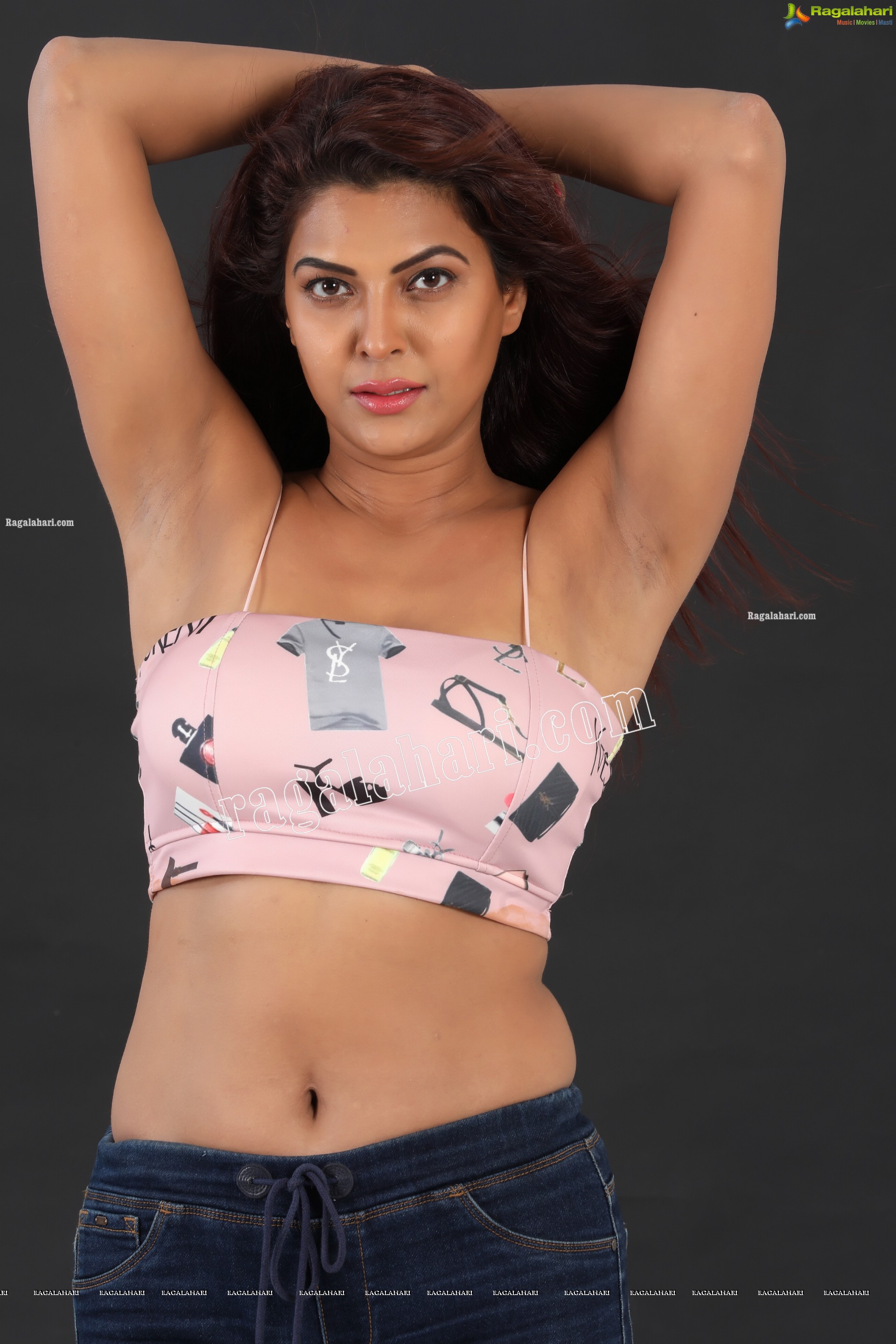 Kashish Singh In Spaghetti Strap Crop Top and Jeans, Exclusive Photo Shoot