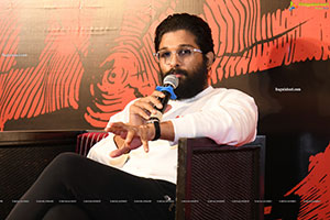 Allu Arjun at Pushpa Movie Interview