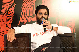 Allu Arjun at Pushpa Movie Interview