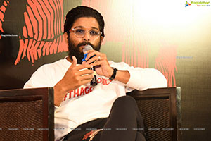 Allu Arjun at Pushpa Movie Interview