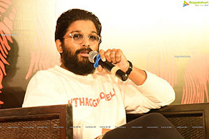 Allu Arjun at Pushpa Movie Interview