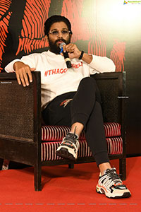 Allu Arjun at Pushpa Movie Interview