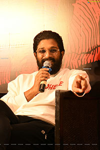 Allu Arjun at Pushpa Movie Interview