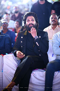 Allu Arjun at Pushpa Movie Pre-Release Event