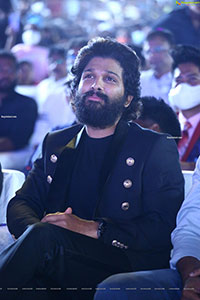 Allu Arjun at Pushpa Movie Pre-Release Event