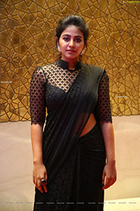 Anjali Beautiful Stills in Black Saree