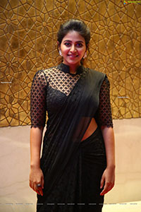 Anjali Beautiful Stills in Black Saree