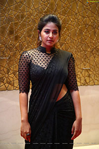 Anjali Beautiful Stills in Black Saree