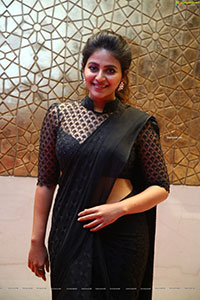 Anjali Beautiful Stills in Black Saree