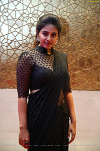 Anjali Beautiful Stills in Black Saree