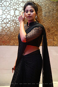 Anjali Beautiful Stills in Black Saree