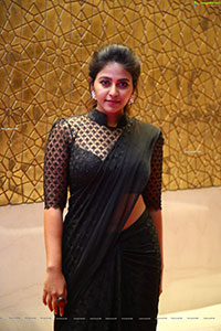 Anjali Beautiful Stills in Black Saree