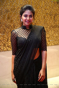 Anjali Beautiful Stills in Black Saree