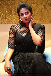 Anjali Beautiful Stills in Black Saree