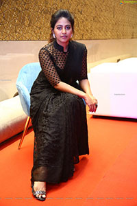 Anjali Beautiful Stills in Black Saree