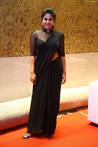 Anjali Beautiful Stills in Black Saree