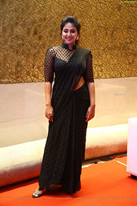 Anjali Beautiful Stills in Black Saree