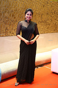 Anjali Beautiful Stills in Black Saree