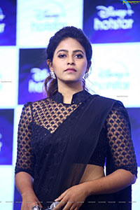 Anjali Beautiful Stills in Black Saree