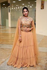 Chandini Gollapudi in Beige Lehenga Choli