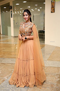 Chandini Gollapudi in Beige Lehenga Choli