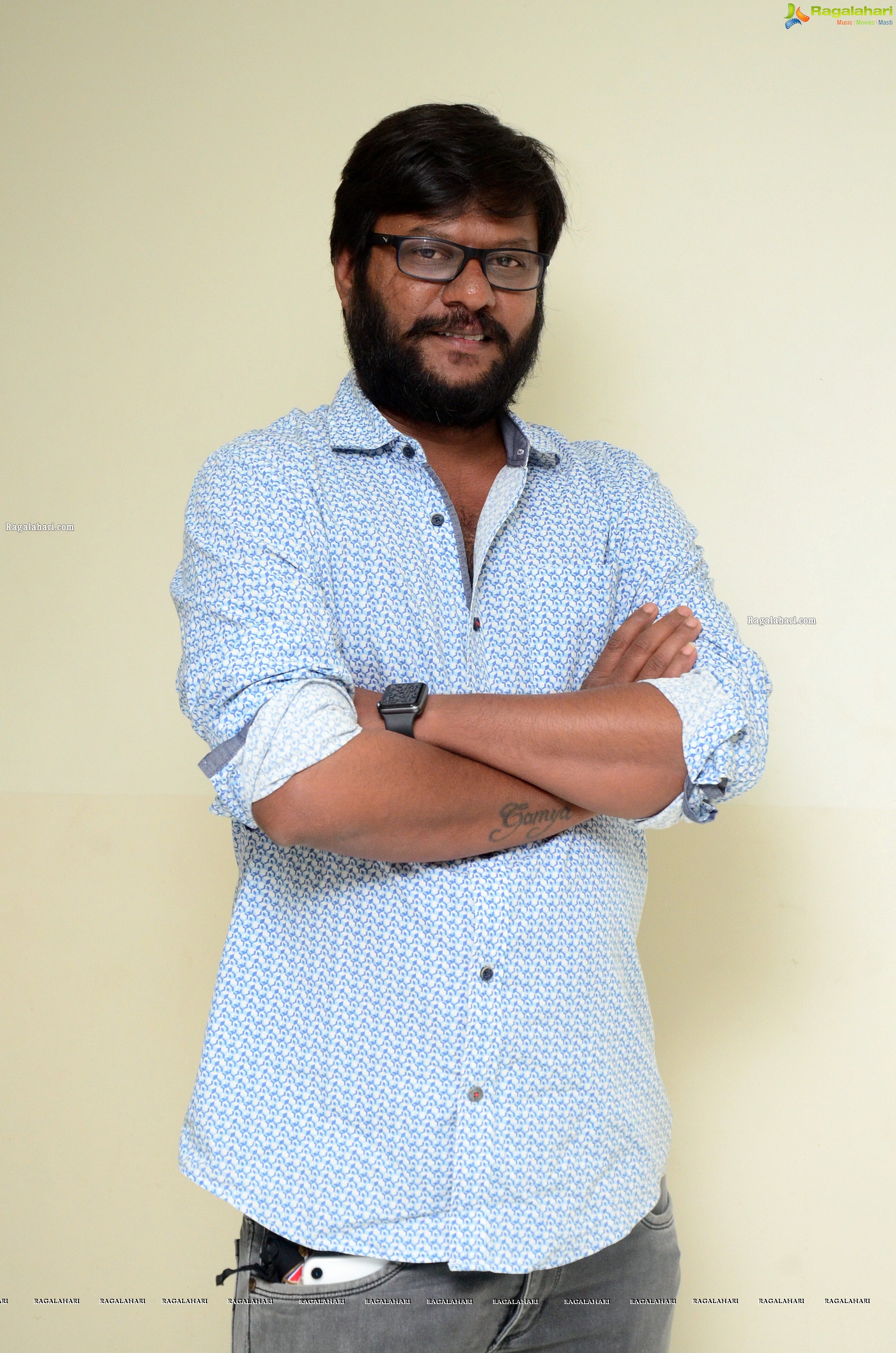 Director AA Sekhar Yadav Stills at Puli Vachindi Meka Sachindi Movie Interview