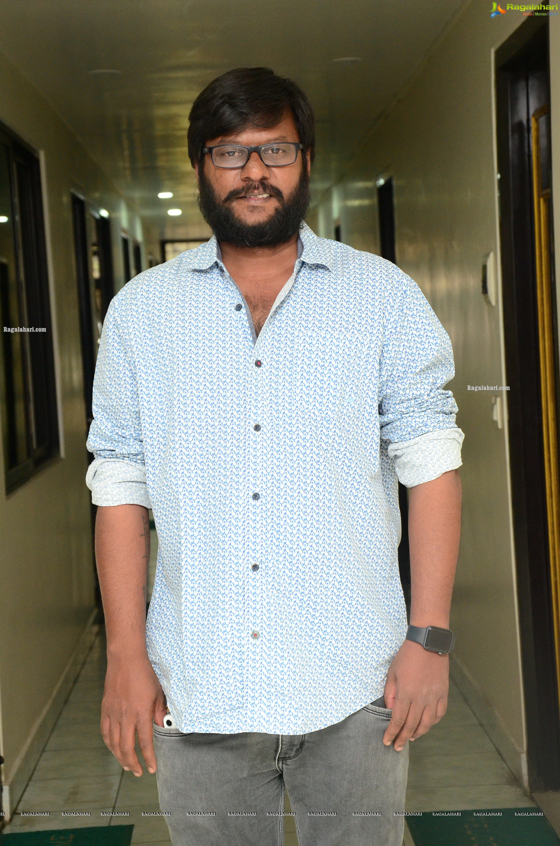 Director AA Sekhar Yadav Stills at Puli Vachindi Meka Sachindi Movie Interview