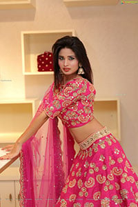 Ishika Roy in Pink Designer Lehenga