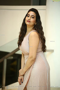 Anchor Manjusha at Pushpa Movie Press Meet