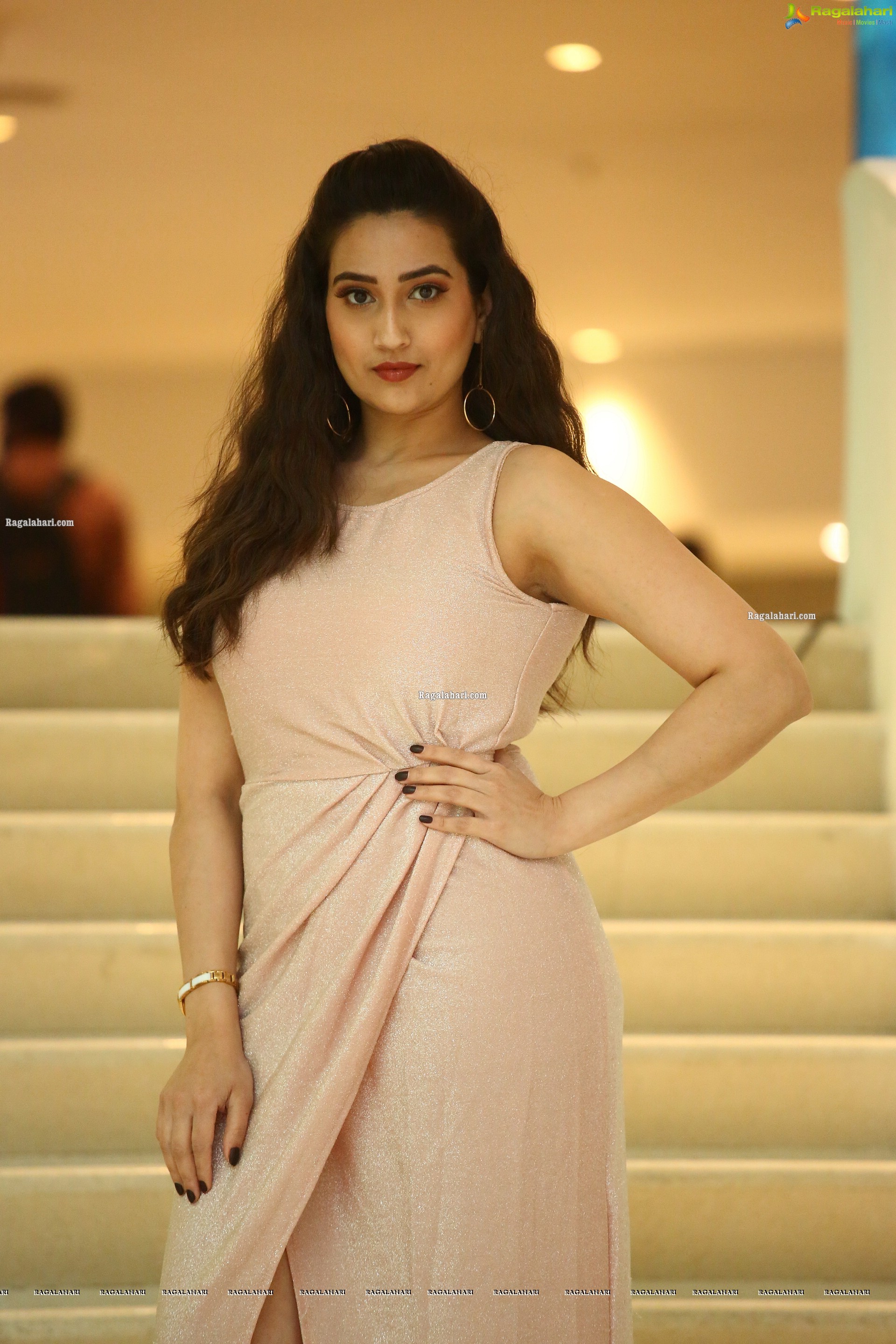 Anchor Manjusha at Pushpa Movie Press Meet, HD Photo Gallery