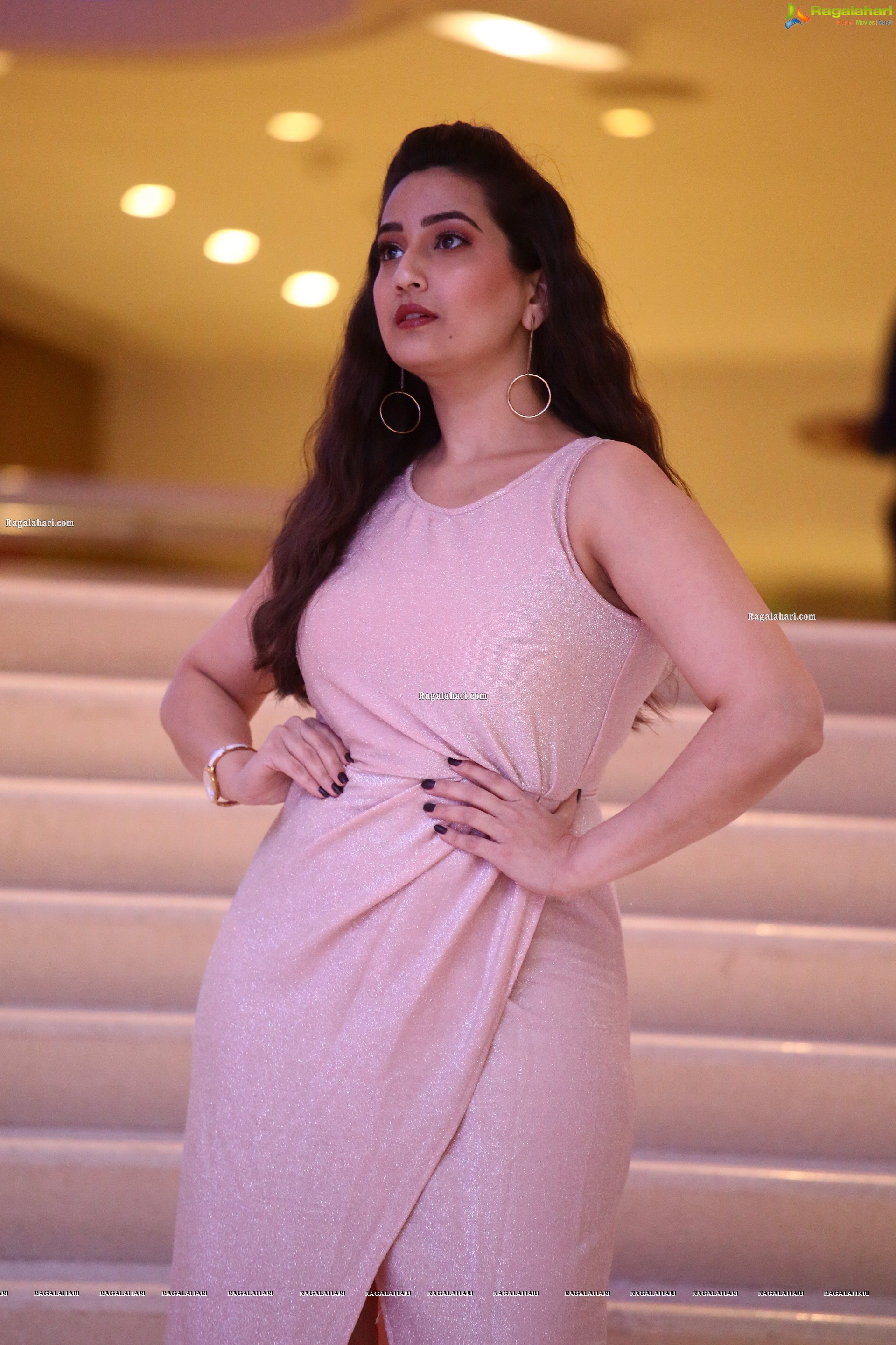 Anchor Manjusha at Pushpa Movie Press Meet, HD Photo Gallery