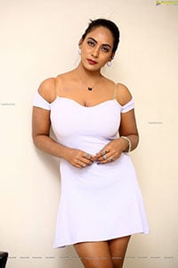 Meghana Chowdary at Gelupu Geetha Datithe Teaser Launch