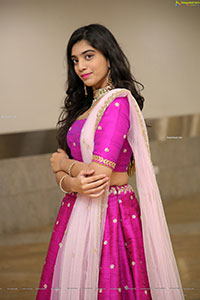 Nikita Choudary HD Stills in Pink Designer Lehenga