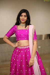 Nikita Choudary HD Stills in Pink Designer Lehenga