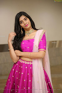 Nikita Choudary HD Stills in Pink Designer Lehenga