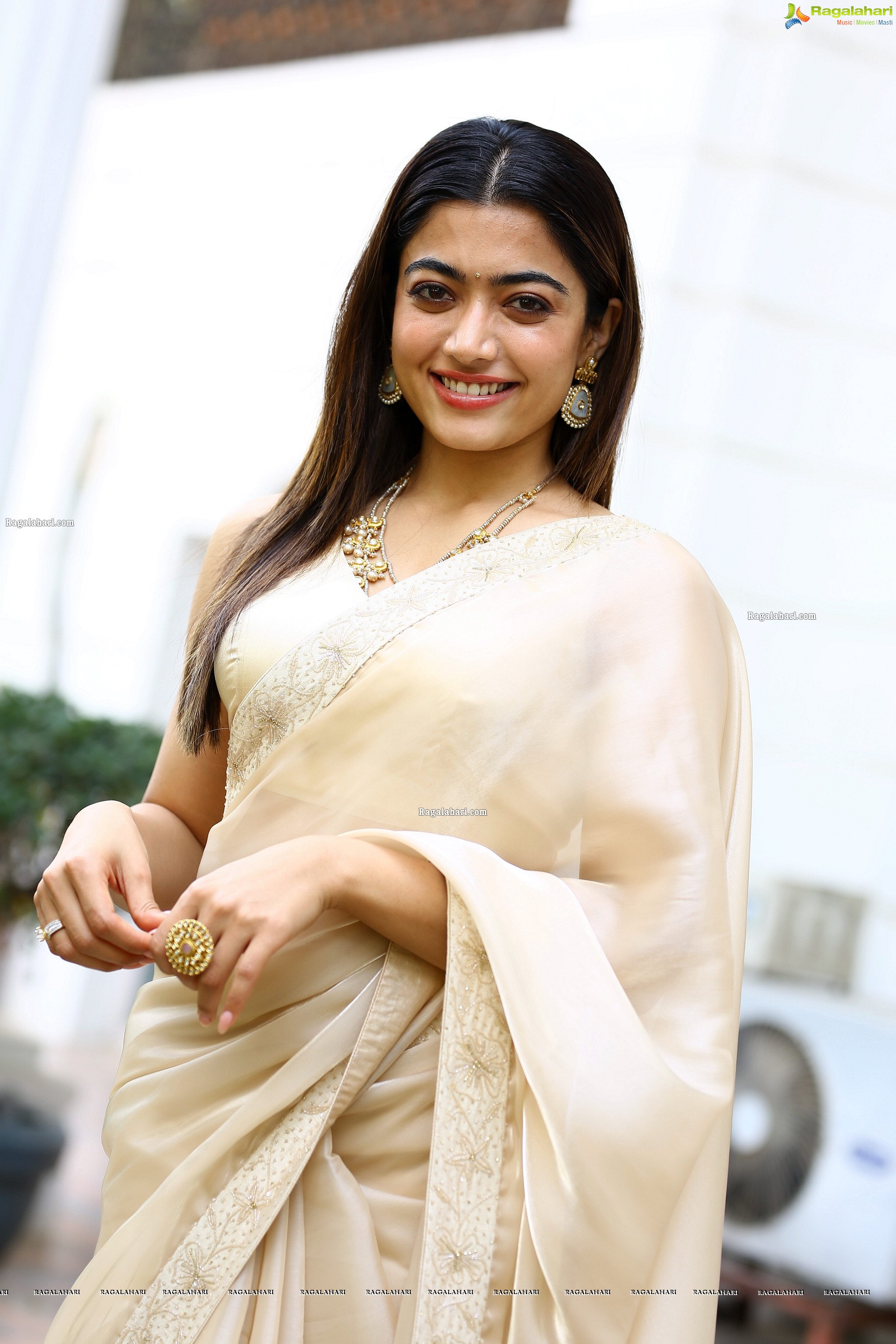 Rashmika Mandanna at Pushpa Movie Interview, HD Photo Gallery