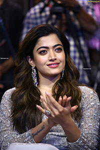 Rashmika Mandanna at Pushpa Team Massive Thanks Meet