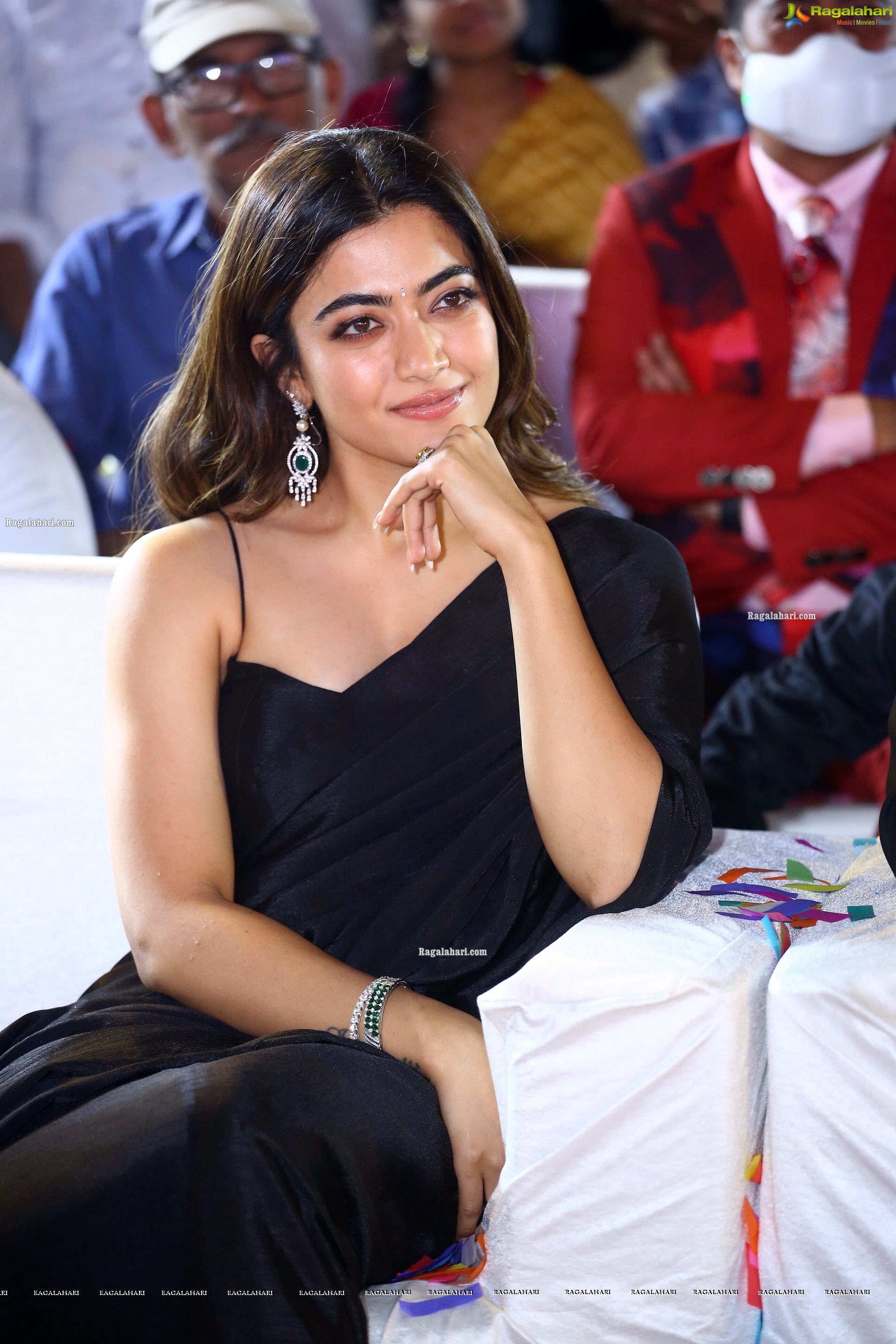 Rashmika Mandanna at Pushpa Movie Pre-Release Event, HD Photo Gallery