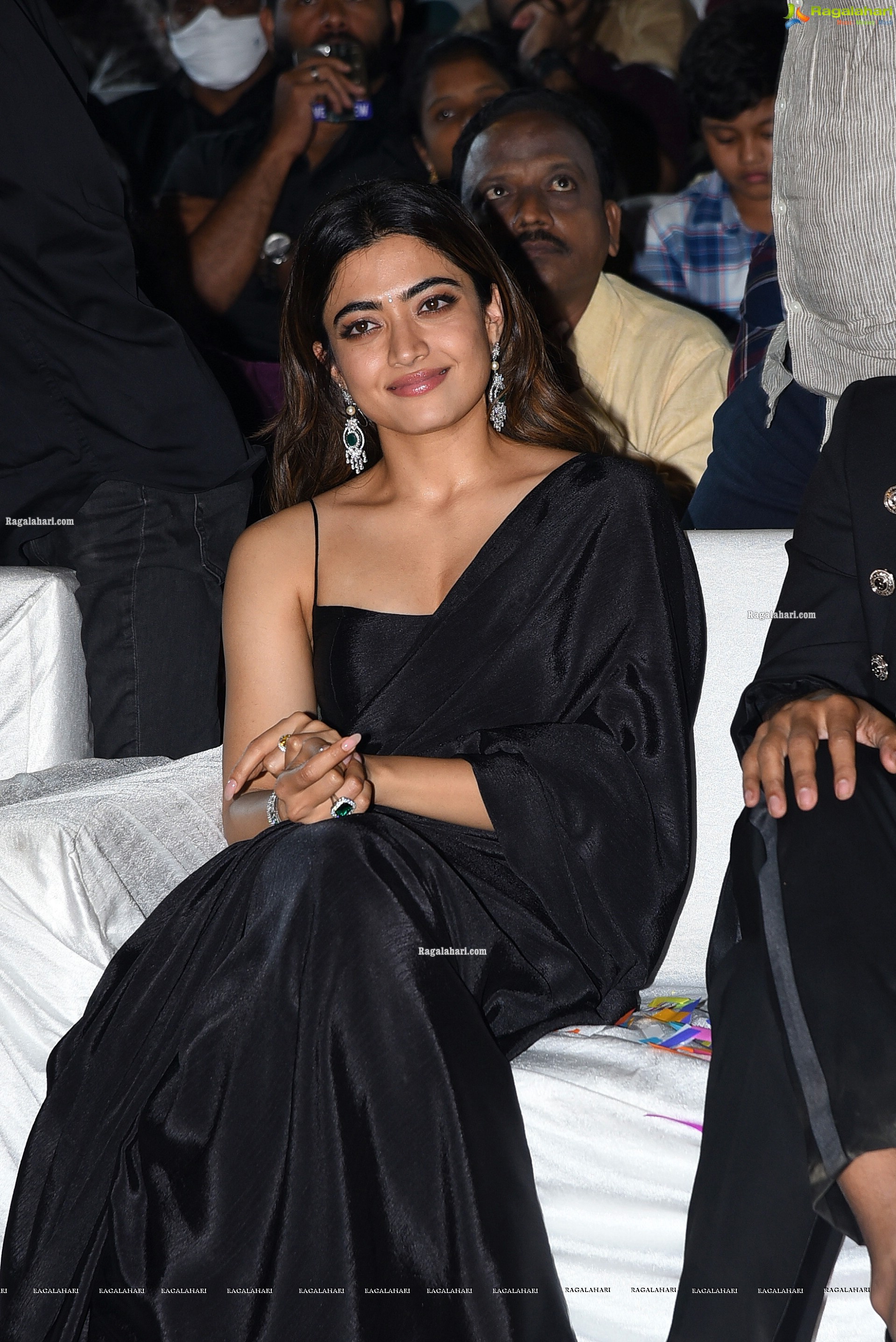 Rashmika Mandanna at Pushpa Movie Pre-Release Event, HD Photo Gallery