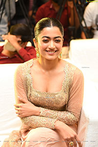 Rashmika Mandanna at Pushpa Movie Press Meet