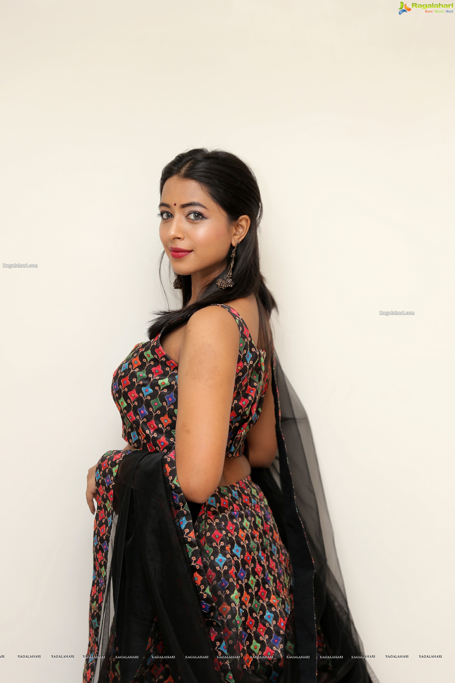 Rittika Chakraborty in Black Designer Lehenga, HD Photo Gallery