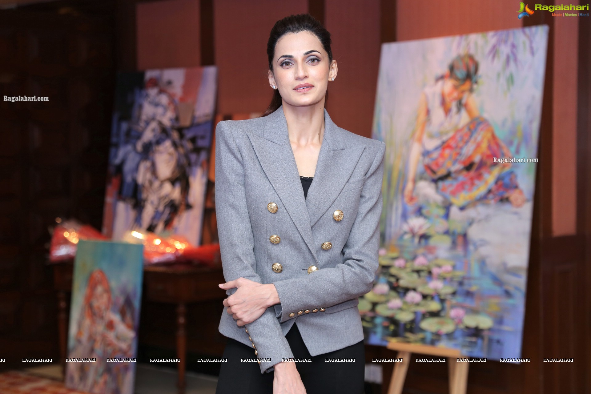 Shilpa Reddy at Paintings Exhibition Behance Artfest 2021, HD Photo Gallery