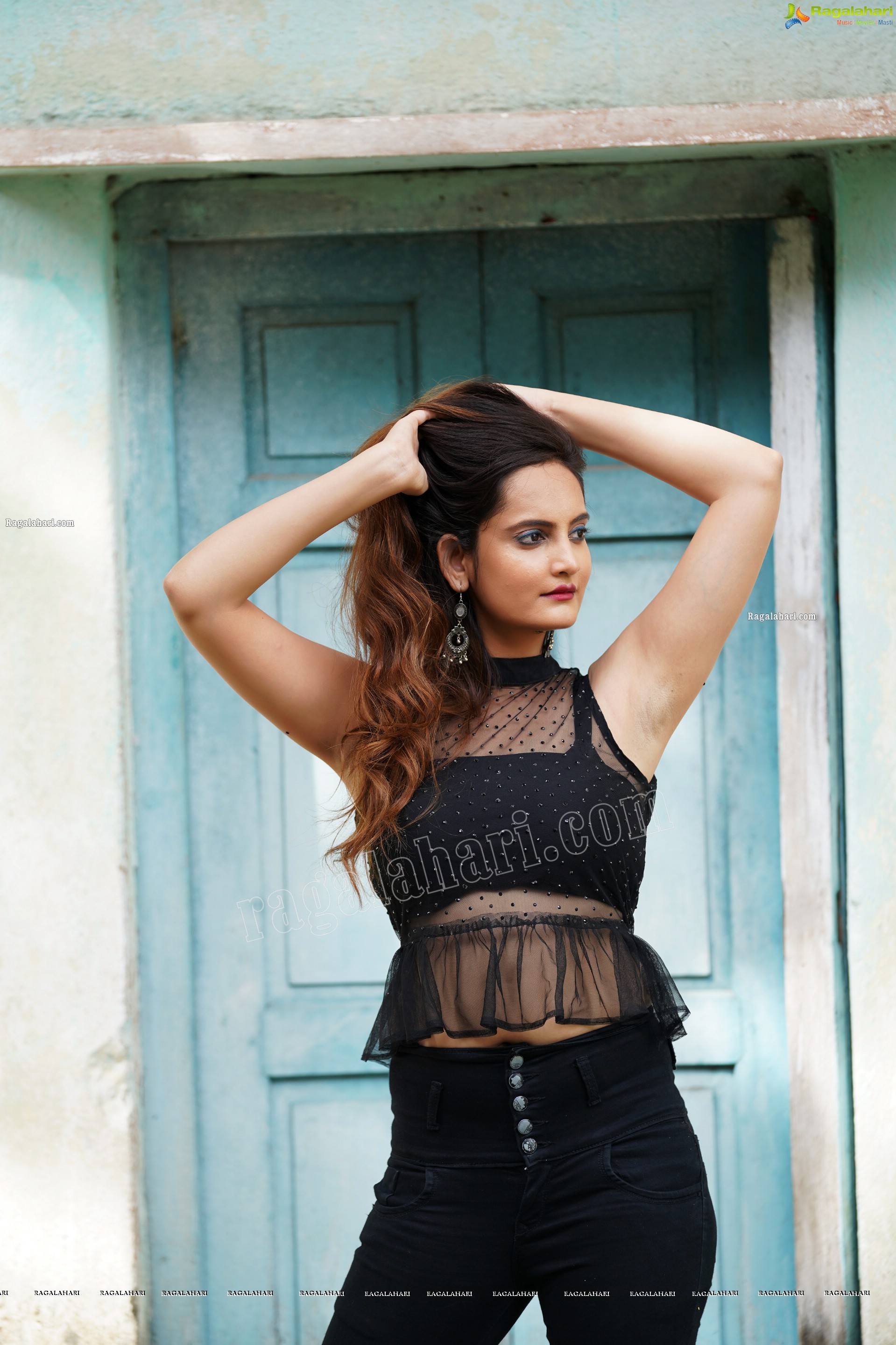 Dhriti Patel in All Black Outfit, Exclusive Photoshoot